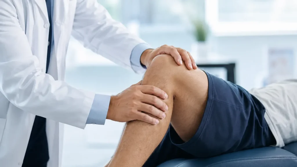 Exploracion-medica-rodilla-por-rotura-menisco