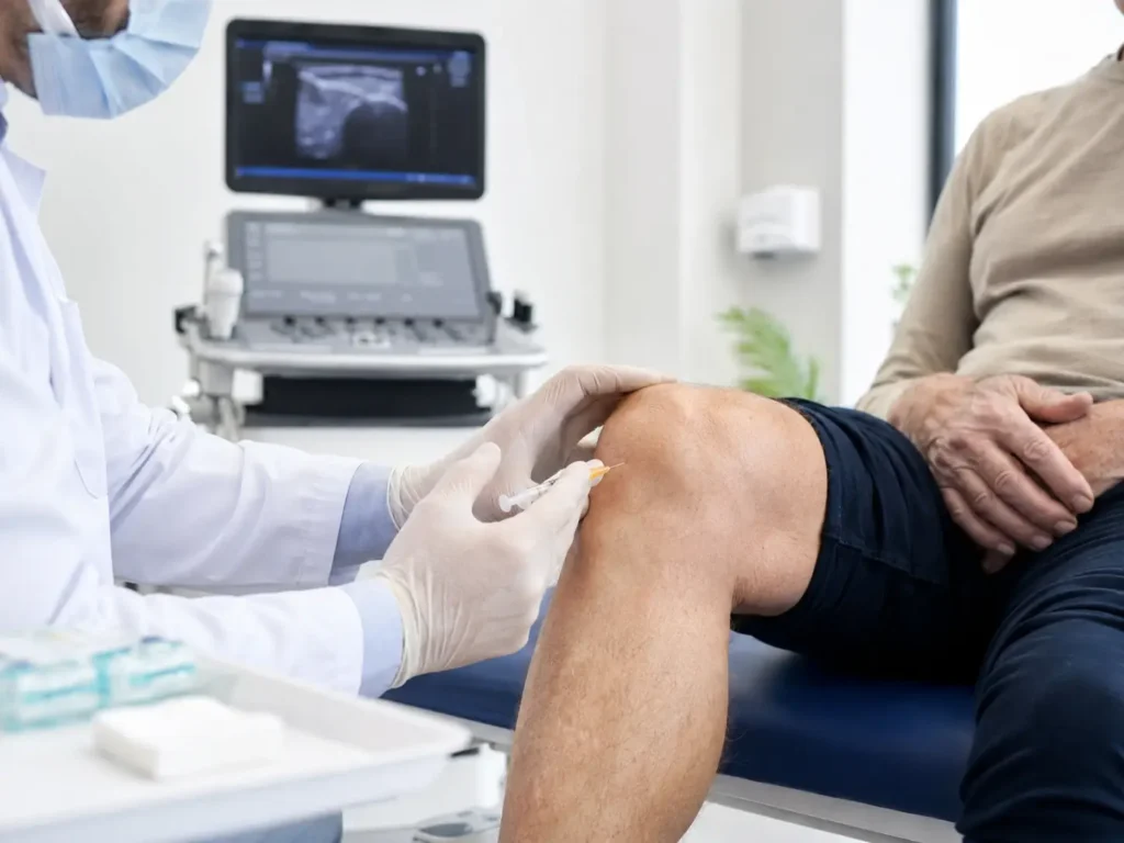 Tratamiento para artrosis de rodilla mediante infiltración en consulta