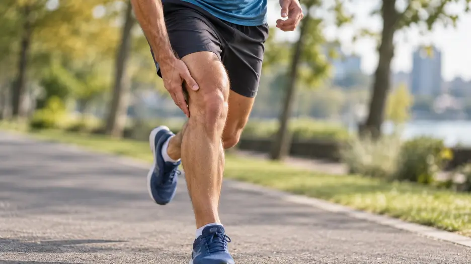 Dolor-de-rodilla-al-correr-en-corredor-en-movimiento